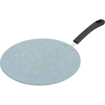 Prestige Speckled Long Lasting Non Stick Aluminum Concave Tawa, 30 cm, Grey (PR15875)