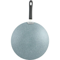 Prestige Speckled Long Lasting Non Stick Aluminum Concave Tawa, 30 cm, Grey (PR15875)