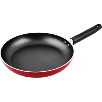Prestige Classique 3X Ultra Tough Fry Pan, 10.25 Inch, 26 cm, Red/Black (PR15903)