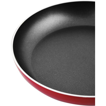 Prestige Classique 3X Ultra Tough Fry Pan, 11 Inch, 28 cm Red (PR15904)