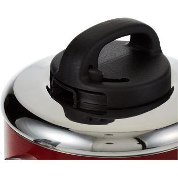 Prestige Classique 3X Ultra Tough Covered NonStick Sauce Pan, 0.9 Ltr, 14 cm, Red (PR15906)