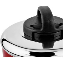 Prestige Classique 3X Ultra Tough Covered NonStick Sauce Pan, 1.4 Ltr, 16 cm, Red (PR15907)