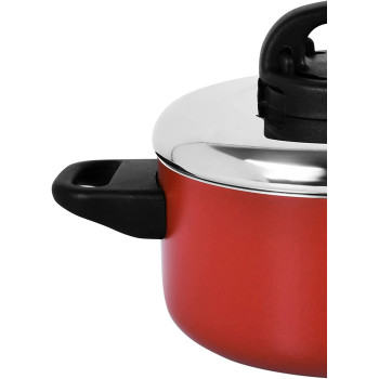 Prestige Covered Casserole, 20 cm, Red (PR15910)