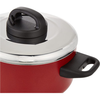 Prestige Covered Casserole, 20 cm, Red (PR15910)