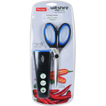 Prestige Staysharp Kitchen Scissors, Blue (PR1966)