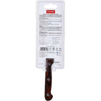 Prestige Vegetable Knife, 4 Inch, 10.5 cm, Brown (PR1974)