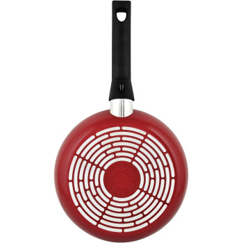 Prestige Aluminum Safecook With Nonstick Frypan 22cm - Red, PR22089