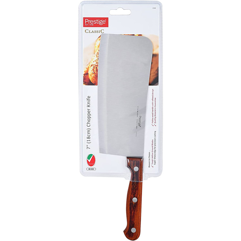Prestige Chopper Knife, 7 Inch, 18 cm, Brown (PR1980)
