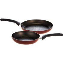 Prestige Non-Stick Cookware Set, Red, PR20499, 25Piece (PR20499)