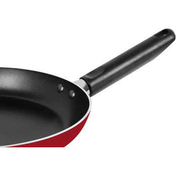 Prestige Classique 3 Pieces Covered Stock Pot with Frypan Set, Red (PR20933)