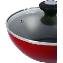 Prestige Classique Covered Wok, 20 cm, Red (PR20977)