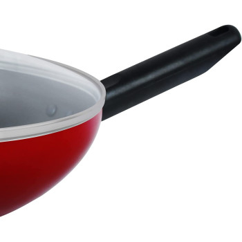 Prestige Red 26 cm Classique Covered Wok, PR20978 (PR20978)