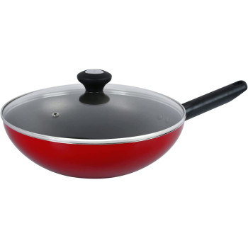 Prestige Classique Covered Wok, RED,28CM,PR20979 (PR20979)