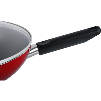 Prestige Classique Covered Wok, RED,28CM,PR20979 (PR20979)