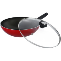 Prestige Classique Covered Wok, RED,28CM,PR20979 (PR20979)