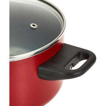 Prestige PR21233 14 Pieces Classique Pro Cookware Set, Red