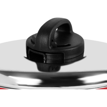 Prestige Covered Sauce Pot, 16 cm, Red (PR21541)