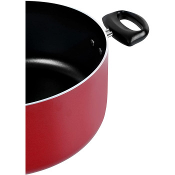 Prestige PR21700 10 Pieces Cookware Set, Red, Aluminum (PR21700)