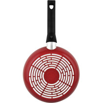 Prestige Aluminum Safecook Dimple Surface Non-Stick Fry Pan, 18 cm, Red (PR22087)
