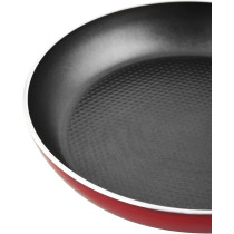 Prestige Aluminum Safecook Dimple Surface Non-Stick Fry Pan, 18 cm, Red (PR22087)