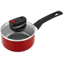 Prestige Safecook 14cm Cooking Pot | Non Stick Saucepans with Steam Release Technology | Small Saucepan with Pan Lid (PR22095)