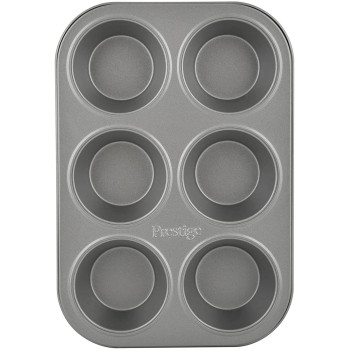 Prestige Muffin Pan, 12 Cup, Grey (PR28611)