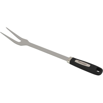 Prestige BBQ Fork with Soft Grip Handle, 38 cm, Silver (PR42103)