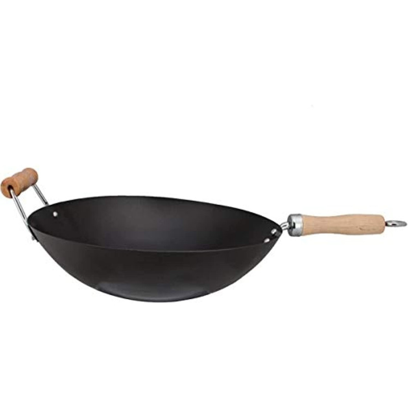 Prestige Nonstick Wok Pan, PR42251, Black, 35 cm (PR42251)
