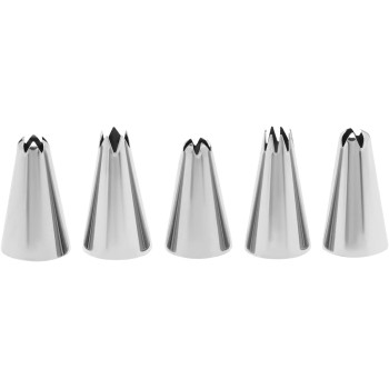 Prestige Pr42401 Icing Bag Set With 6 Nozzles, Silver, Plastic/Stainless Steel (PR42401)