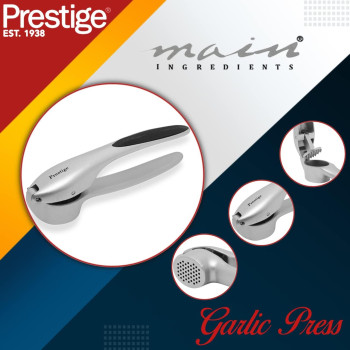 Prestige Garlic Press, White (PR42406)