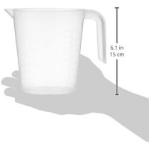 Prestige Transparent Measuring Pot, 1 Ltr, White (PR42407)
