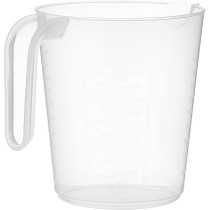 Prestige Transparent Measuring Pot, 1 Ltr, White (PR42407)