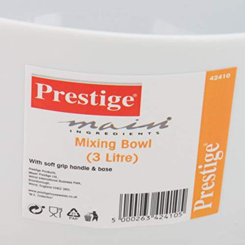 Prestige Mixing Bowl 3 Liter, White Pr42410 (PR42410)