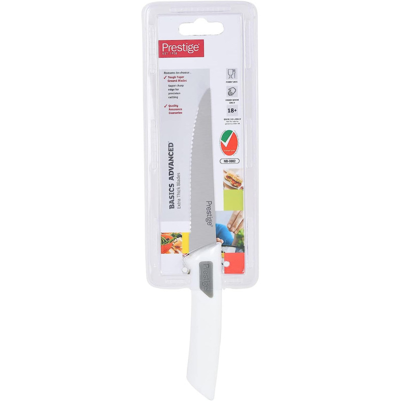 Prestige Steak Knife, 4.5 Inch, 11 cm, White (PR46108)