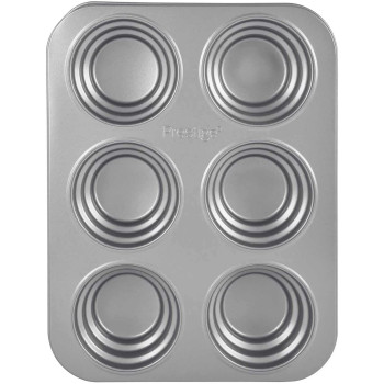 Prestige Non Stick Round Cakelette Pan, Grey (PR46639)