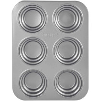 Prestige Non Stick Round Cakelette Pan, Grey (PR46639)