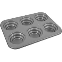 Prestige Non Stick Round Cakelette Pan, Grey (PR46639)