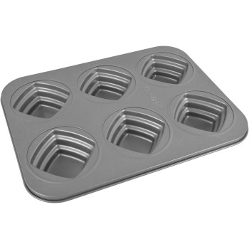 Prestige Non Stick Square Cakelette Pan, Grey (PR46640)
