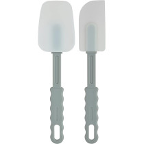 Prestige 2 Pieces Silicone Spatula Set, Grey (PR50175)