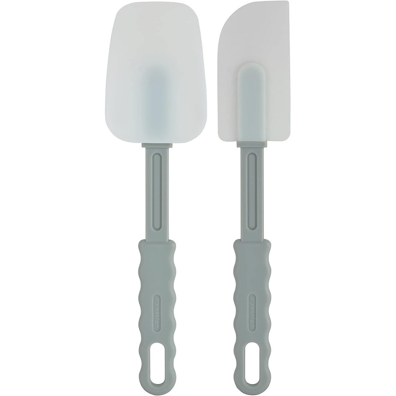 Prestige 2 Pieces Silicone Spatula Set, Grey (PR50175)
