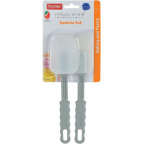 Prestige 2 Pieces Silicone Spatula Set, Grey (PR50175)