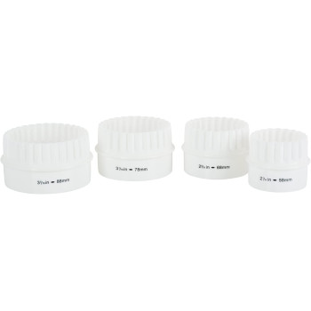 Prestige Pastry Cutters, White (PR50186)