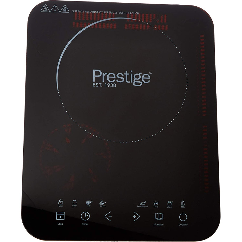 Prestige Smart Cook Induction Cooktop, 1800 Watts, Black (PR50352)