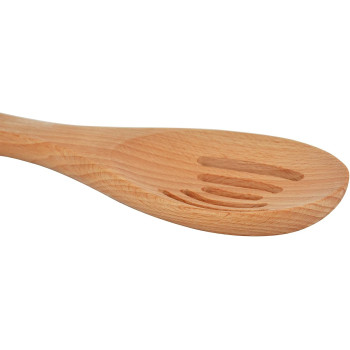 Prestige Wooden Slotted Spoon, Brown (PR51173)