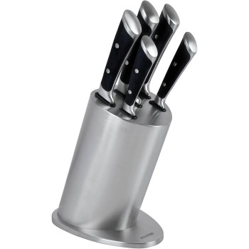 Prestige 5 Pieces Knife Block Set, Black (PR51375)