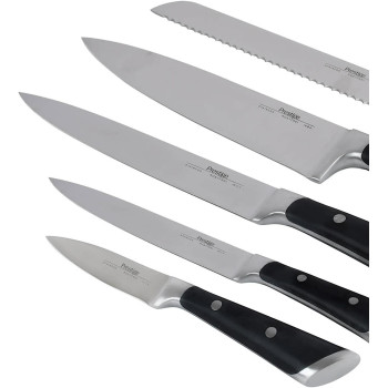Prestige 5 Pieces Knife Block Set, Black (PR51375)