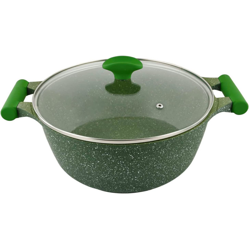 Prestige Essentials 34 Cm Casserole W/Lid Granite Non-Stick Aluminium