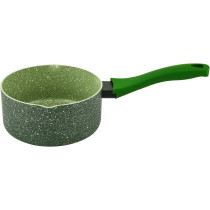 Prestige Essentials Granite Non-Stick Milk Pan Cast Aluminium Cookware - Green, 14Cm