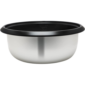 Prestige Stainless Steel Rice Cooker With Steamer 10 Ltr, 62 Cups, Inner Pot, White