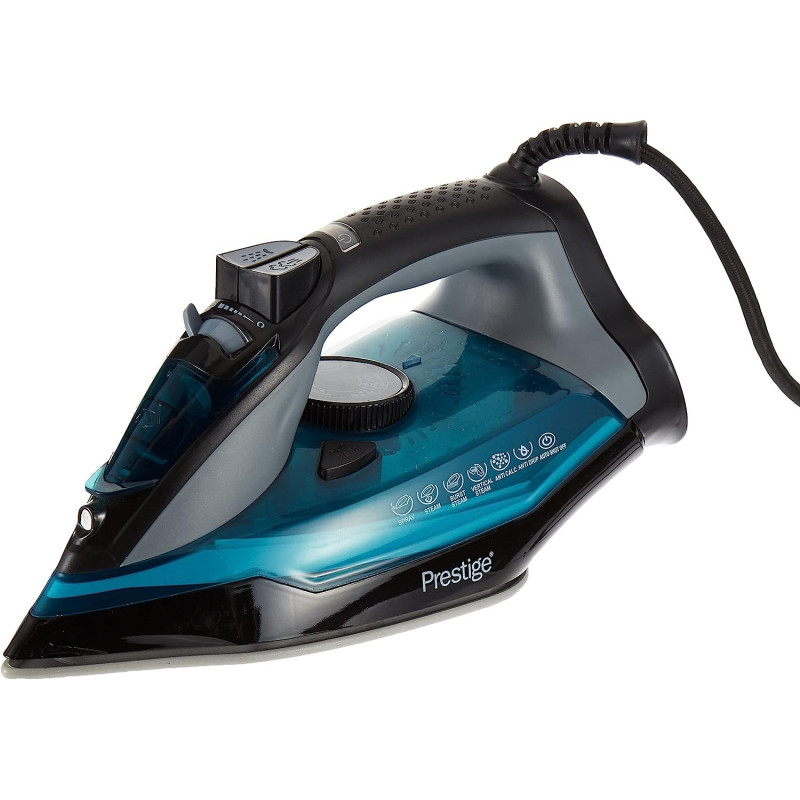 Prestige Ceramic Sole Plate Steam Iron, 2600 Watts, Multicolour